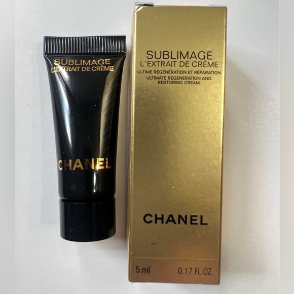 Chanel SUBLIMAGE Travel 8 Pieces Bundle with SUBLIMAGE Pouch 6”x4.5” And Jars - Picture 12 of 16